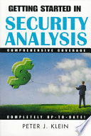 GETTING STARTED IN SECURITY ANALYSIS (TEXTO EN INGLES)
