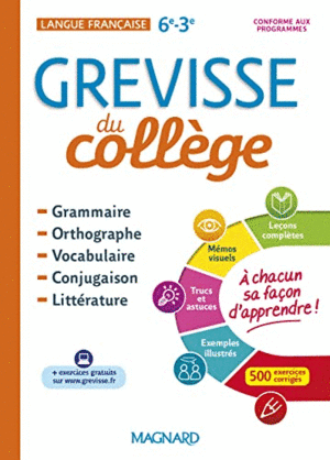 GREVISSE DU COLLÈGE (FRANCÉS)