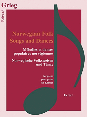 NORWEGIAN FOLK SONGS AND DANCES (PARTITURAS)