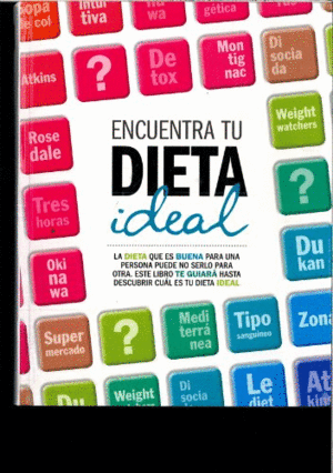 ENCUENTRA TU DIETA IDEAL