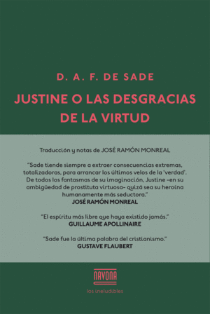JUSTINE O LAS DESGRACIAS DE LA VIRTUD (TAPA DURA)
