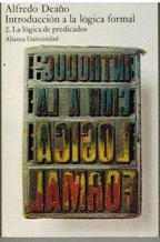 INTRODUCCIÓN A LA LÓGICA FORMAL (BORDES ROZADOS)(PORTADA OSCURECIDA)