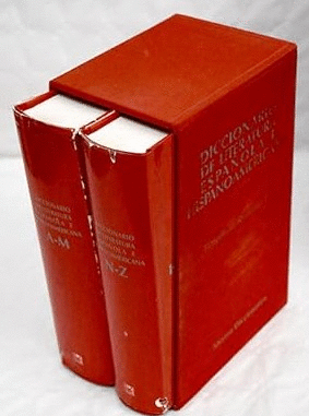 DICCIONARIO DE LITERATURA ESPAÑOLA E HISPANOAMERICANA, 2 TOMOS (TAPA DURA EN ESTUCHE)