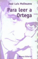 PARA LEER A ORTEGA