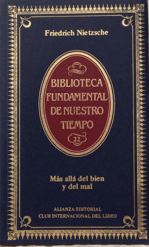 MÁS ALLÁ DEL BIEN Y DEL MAL