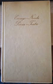ENSAYO, NOVELA, POESÍA, TEATRO (TAPA DURA)