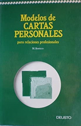 MODELOS DE CARTAS PERSONALES PARA RELACIONES PROFESIONALES