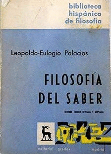 FILOSOFÍA DEL SABER (SOBRECUBIERTA DESLUCIDA)
