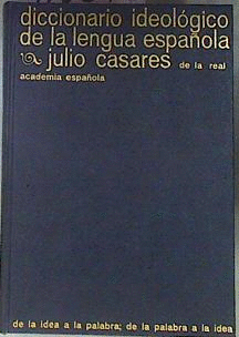 DICCIONARIO IDEOLÓGICO DE LA LENGUA ESPAÑOLA (TAPA DURA)