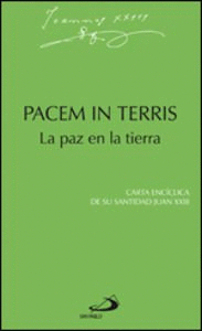 PACEM IN TERRIS. LA PAZ EN LA TIERRA