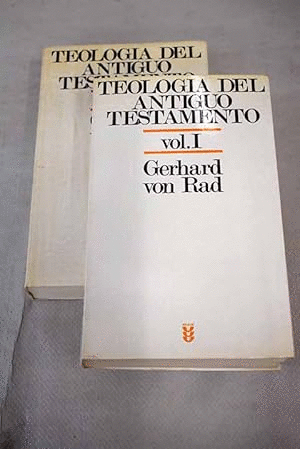 TEOLOGÍA DEL ANTIGUO TESTAMENTO I Y II (EX LIBRIS)(ALGUNAS MAE¡RCAS EN LOS LOMOS)