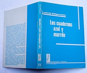 LOS CUADERNOS AZUL Y MARRÓN (FIRMA ANTERIOR PROPIETARIO)