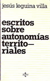 ESCRITOS SOBRE AUTONOMÍAS TERRITORIALES