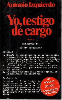 YO, TESTIGO DE CARGO