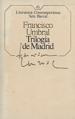 TRILOGÍA DE MADRID (HOJAS AMARILLENTAS)