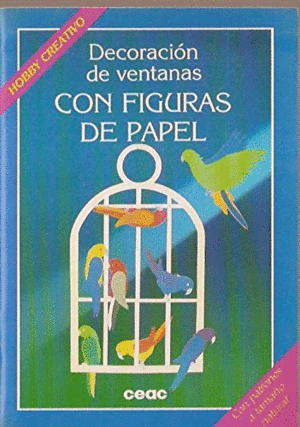 DECORACIÓN DE VENTANAS CON FIGURAS DE PAPEL