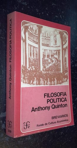 FILOSOFÍA POLÍTICA (FIRMA ANTERIOR PROPIETARIO)
