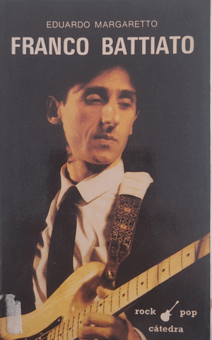 FRANCO BATTIATO (MARCA DOBLEZ EN PARTE POSTERIOR) (PEQUEÑA PEGATINA)