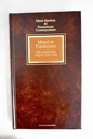DEL SENTIMIENTO TRÁGICO DE LA VIDA (TAPA DURA)