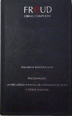 OBRAS COMPLETAS. PSICOANÁLISIS VOLUMEN 8