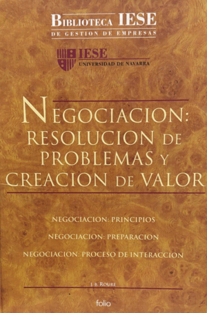 NEGOCIACIÓN (TAPA DURA)