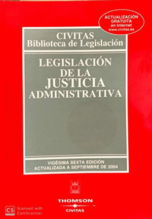 LEGISLACIÓN DE LA JUSTICIA ADMINISTRATIVA