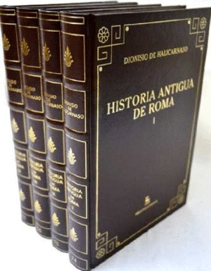 HISTORIA ANTIGUA DE ROMA. I, II, III Y IV (4 TOMOS) (TAPA DURA)
