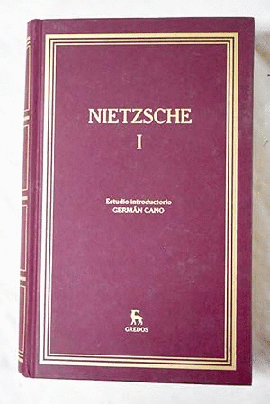 NIETZSCHE TOMO I (TAPA DURA)