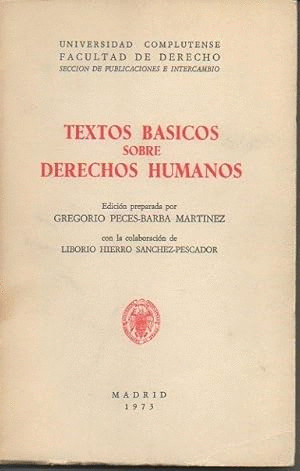 TEXTOS BÁSICOS SOBRE DERECHOS HUMANOS