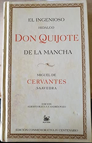 EL INGENIOSO HIDALGO DON QUIJOTE DE LA MANCHA (TAPA DURA)