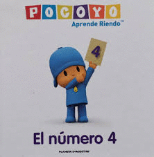 POCOYO APRENDE RIENDO: EL NÚMERO 4 (TAPA DURA)
