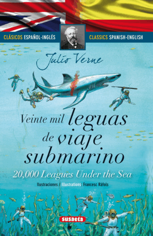 VEINTE MIL LEGUAS DE VIAJE SUBMARINO (ESPAÑOL/INGLÉS) (TAPA DURA)