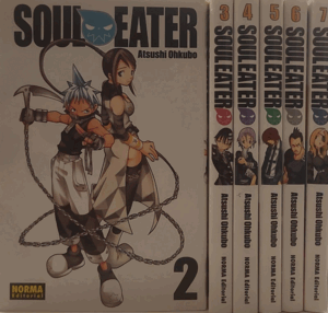 SOUL EATER TOMOS 2, 3, 4, 5, 6 Y 7