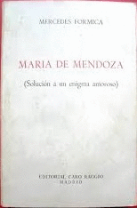 MARÍA DE MENDOZA