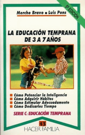 EDUCACIÓN TEMPRANA DE 3 A 7 AÑOS