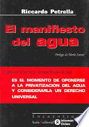 EL MANIFIESTO DEL AGUA