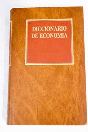 DICCIONARIO DE ECONOMÍA