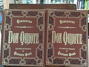 EL INGENIOSO HIDALGO DON QUIJOTE DE LA MANCHA,  2 TOMOS (TAPA DURA)