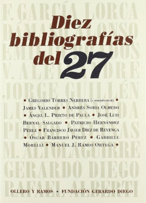 DIEZ BIBLIOGRAFÍAS DEL 27