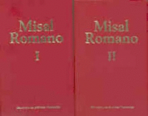 MISAL ROMANO COMPLETO. DECIMA EDICION 2007 (2 VOLÚMENES)