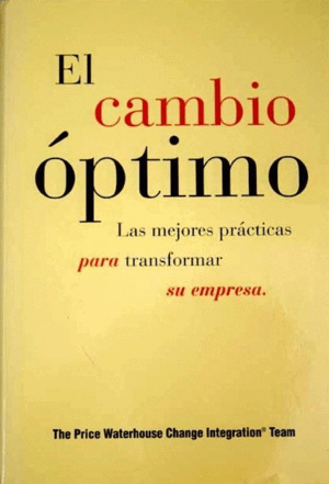 EL CAMBIO ÓPTIMO