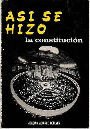 ASÍ SE HIZO LA CONSTITUCIÓN (MARCAS EN LA CUBIERTA)