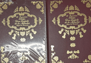 DON QUIJOTE DE LA MANCHA 2 TOMOS (TAPA DURA GRAN FORMATO)