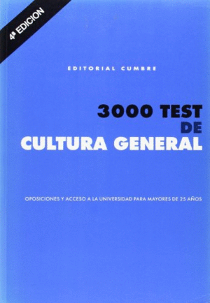 3000 TEST DE CULTURA GENERAL