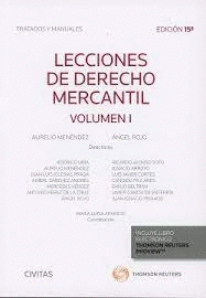 LECCIONES DE DERECHO MERCANTIL VOLUMEN I  (17 EDICION 2017)
