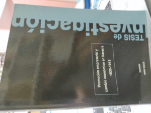 PROMOCIÓN EMPRESARIAL Y CAMBIO ECONÓMICO EN NAVARRA, 1830-1913