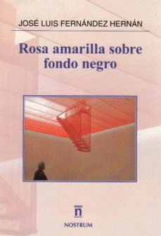 ROSA AMARILLA SOBRE FONDO NEGRO