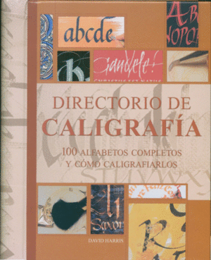 DIRECTORIO DE CALIGRAFÍA (TAPA DURA)(ESQUINA INFERIOR ROZADA)