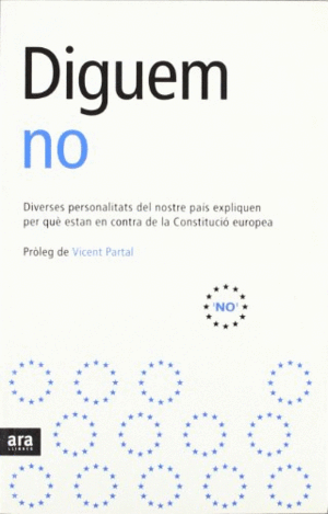 DIGUEM NO (ESCRITO EN CATALÁN)