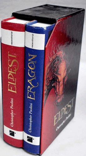 ERAGON/ELPEST 2 LIBROS (TAPA DURA EN ESTUCHE)(LIGERAS MARCAS EN BORDES DE SOBRECUBIERTA)